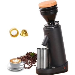CHSSHA00 40MM Titanium Burr Electric Coffee Grinder Machine, 19 Gears Thickness Adjustment Coffee Beans Grinder for Drip, French Press & Cold Brew