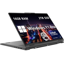 LENOVO - Yoga 7I 2-In-1 16" 2K Touchscreen Laptop, Intel Ultra 5 125U, 2Tb PCie SSD, 16GB Lpddr5X, Backlit Keyboard, Fingerprint Reader, Fhd Webcam