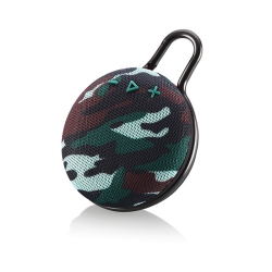 THE WAY Bluetooth Speaker Wireless Outdoor Hanging Buckle Mini Speaker Card, Dustproof, Drop-Proof, Voice Prompt - Camouflage Color
