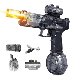 MYACUC Ultimate Battle Blaster Electric Water Gun \w Realistic Muzzle Flame, Large Capacity Water Spray Gun, Summer Outdoor Beach Pool Party Toy For