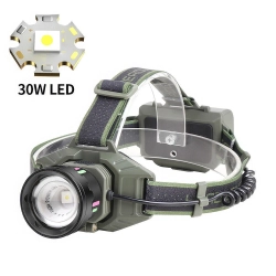 CHSSHA00 30000 Lumen Led Headlamp Rechargeable Headlamp Flashlight 2 21700