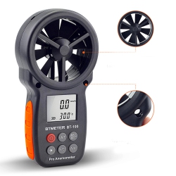 MYACUC Bt-100App Anemometer, Digital Handheld Anemometer With Wireless Bluetooth for Measuring Wind Chill Index, Wind Speed, Temperature