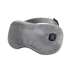 MYACUC Electric Heated Eye Mask Cordless, Warm Eye Compress Electric 3 Heat Levels Eye Heating Pad, Detachable Warm Compress for Sleep, Travel