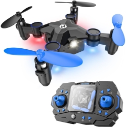 HOLY STONE Hs190 Foldable Mini Drone Under 249G for Kids Beginners, Rc Nano Quadcopter \w Altitude Hold, 3D Flips, Throw to Go, One Key Return, Great