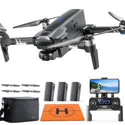 HOLY STONE Hs600 2-Axis Gimbal Drones \w Camera for Adults 4K Eis, Integrated Remote Id, Gps Drone \w Brushless Motors, 4K/30Fps, 603G, Level 6 Wind
