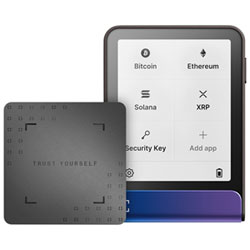 Ledger Flex 2.84" E-Ink Crypto Hardware Wallet USB-C/Bluetooth with Recovery Key - Neptune Blue