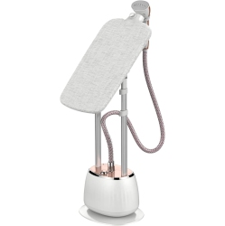 CHSSHA00 Steamer for Clothes Standing, 1800W Powerful Foldable Garment Steamer, \w Adjustable Ironing Board, Pole Hanger And Detachable Tank