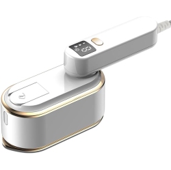 CHSSHA00 Travel Irons, 2-In-1 Folding/rotating Handle Converts Iron Into Handheld Ironing Machine, Mini Iron Machine for Clothes, Fast Heat-Up Mini