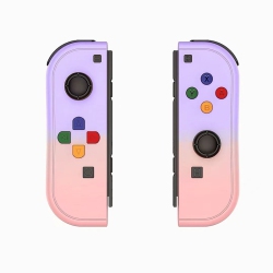 THE WAY Ns Switch Handle Joycon Wireless Handle Left And Right Handle Ns Bluetooth Vibration Somatosensory Game - Jck Purple (With A Pair Of Hand