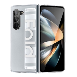 THE WAY Suitable for Samsung S24 Ultra Mobile Phone Case Elastic Wristband Integrated Flip Cover Folding Screen Anti-Fall Protective Cover - Matte