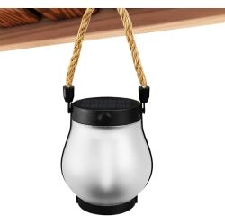 CHSSHA00 Solar Flame Light, Solar Garden Flashing Led Light With Cord for Yard Decoration, Rechargeable Camping Light for Wall, Patio, Path