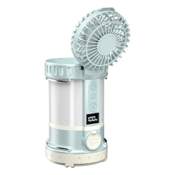 CHSSHA00 3-In-1 Fan And Lantern With Led Light And Waterproof Design for Camping Trips