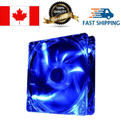EGALAXY 80Mmx80MM Fan With 4 Light (Case) In Blue