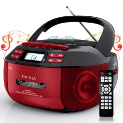 THE WAY Multifunctional Bluetooth Cassette Radio, Portable CD Player, USB Interface, Recording Function, A-B Repeat, CD Player, Speaker, Cassette, \w