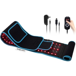 CHSSHA00 105 Beads Infrared Therapy Belt, Warm Uterus And Waist Protection, Dysmenorrhea, Infrared Therapy Lamp, Therapy Belt In Blue