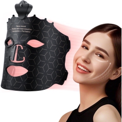 CHSSHA00 Light Therapy Mask for Face – 7-Color Mode, 240 Pro-Grade Leds, Skin Tightening & Glowing, Wireless & Portable, Ideal for Home Spa