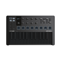 ARTURIA Minilab 3 25-Key Midi Controller W/software - Deep In Black