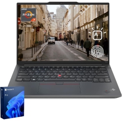LENOVO Thinkpad E14 Mobile Workstation Laptop, 14" Fhd+ 1920 1200, Amd Ryzen 7 7735U, 16GB Ddr5 Ram, 512GB SSD, Fingerprint, Webcam, Backlit