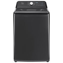 Midea 5.2 Cu. Ft. Top Load Impeller Washer (MLTW52M2BGG) - Matte Black Stainless Steel