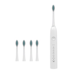 GREEN SCENIC Electric Toothbrush \w 4 Brush Heads, 6 Modes, 3 Levels Of Force, Ipx7 Waterproof, 2-Minute Timer Setting Electric Toothbrush Irrigator