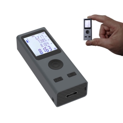 CHSSHA00 Mini Laser Distance Measure 131Ft/40M ±2MM Accuracy M/in/ft Meter + Area/volume/pythagorean/horizontal Angle