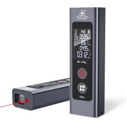 CHSSHA00 Laser Measurement Tool 50M/165Ft, Digital Laser Distance Meter \w Type-C Rechargeable, M/in/ft Unit Switching, Backlit Lcd Display, Measure