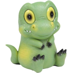 CHSSHA00 Dinosaur Pen Holder Dragon Sculpture Dinosaur Model Pencil Cup Resin Dinosaur Statue Suitable for Office Bedroom Living Room