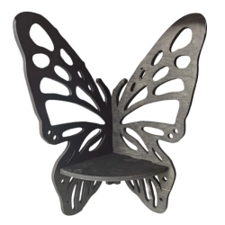 CHSSHA00 Butterfly Display Stand Wooden Corner Rack Decorative Wall Hanging Jewelry Rack Storage Rack Home Decor