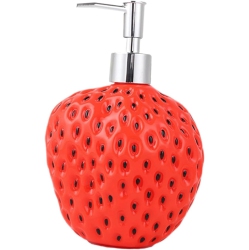 CHSSHA00 Liquid Soap Dispenser Strawberry Liquid Hand Soap Dispenser 5 Ounces Stylish Soap Dispenser Bathroom Travel Container Hand Soap Pump Bottle