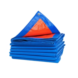 CHSSHA00 Tarps Heavy Duty Waterproof 6X12 Feet, 10Mil Uv Resistant Poly Tarp, Multipurpose Small Tarp With Metal Grommets And Reinforced Edges, Blue