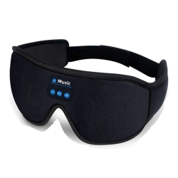 MYACUC 3D Sleep Eye Mask, Bluetooth Wireless Music Eye Mask, Head-Mounted Blackout Eye Mask for Sleeping