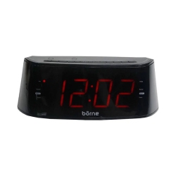 BORNE Digital Am/fm Clock Radio With Large Display (Cr1860D)