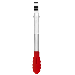 CUISIPRO Piccolo Mini Tongs 7"/18Cm Silicone In Red