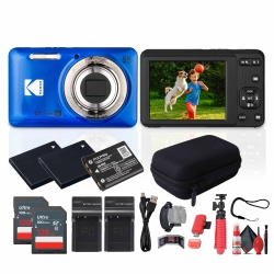 KODAK Pixpro Fz55 Digital Camera In (Fz55Bl) Bundle With Accessories In Blue