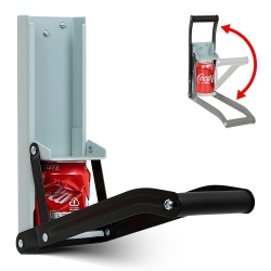 MYACUC Can Breaker, 16 OZ Wall Mounted Home Dispensing Can Breaker Smasher Beer Drink Cans Crushing Recycling Tool