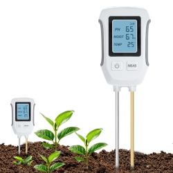 MYACUC Soil Meter, 3 In 1 Digital Plant Soil Moisture Meter With Ph/moisture/temperature for Garden, Lawn, Farming And House/outdoor Plants