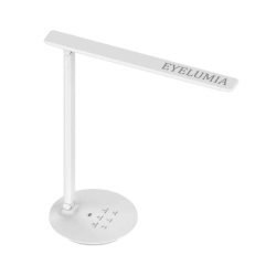 EYELUMIA Led Full Spectrum Eye-Caring Smart Desk Lamp With Auto Dimming, 4000K/3000K, 15W, Night Light & Rest Reminder In White
