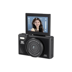 THE WAY HD Flip Screen Ccd Digital Camera Wifi Transmission Student Retro Micro-Single Entry Portable Card Machine - [32G Memory Card + Card Reader