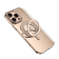 THE WAY Applicable to Iphone16Promax Mobile Phone Case Magnetic Damping Bracket Protective Cover Apple Rotating Fulcrum Shell Bracket, Magnetic