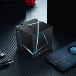 THE WAY Magic Cube Bluetooth Smart Speaker Creative Colored Lights Mobile Phone Subwoofer Portable Wireless Mini (Supports Card Insertion