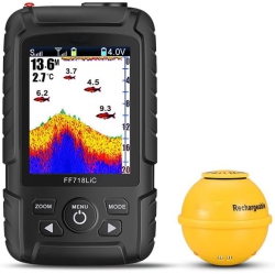 CHSSHA00 Fish Finders Depth Finders 300M Wireless Fish Finder Sonar HD Detector Remotely Detect Outdoor Products for Boat Kayak Sea Fishing