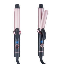 MYACUC Mini Curling Iron for Travel, 25MM Fast Heating Curling Wand, Small Wave Hair Curler for Short & Long Hair, Temp Control Tiny Long Barrel Hair