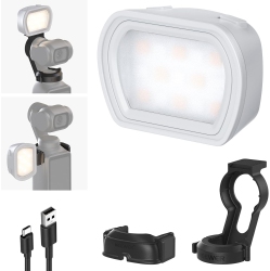 YOULIGHTS Magnetic Auxiliary Light Compatible, 1.3W USB C Rechargeable Plastic Mini Led Fill Light Attachment