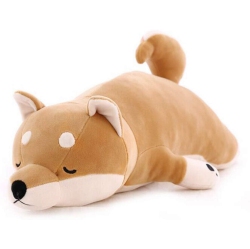 AUSPICIOUS BEGINNING 30" Shiba Inu Plush Stuffed Animal Dog Plush Pillow Children Hugging Pillow Sleeping Comfort Cushion Soft Plush Toy