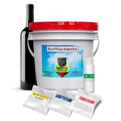 BESTWINEAMERICA Miracle Grape Extraction – Style Wine Making Kit – 2L Wine Kit Makes 23L Of Wine - Cabernet-Me.. In Red