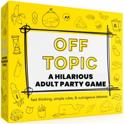 OFF TOPIC Adult Party Game - Fun Board And Card Game for Group Game Night
