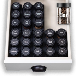 ALLSPICE Indrawer Spice Rack (12 7.6 Cm Jars)
