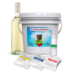 BESTWINEAMERICA Miracle Grape Extraction – Style Wine Making Kit – 2L Wine Kit Makes 23L Of Wine - Pinot Gri.. In White