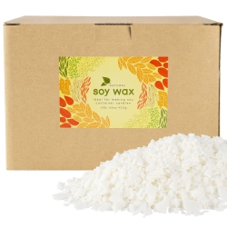 WFMOLCAND Natural Soy Wax for Candle Making 10 Lb Bag, Soy Wax Flakes, Diy Candle