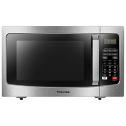 Toshiba 1.2 Cu. Ft. Counter Top Microwave (ML-EM31P(SS)/CA) - Stainless Steel